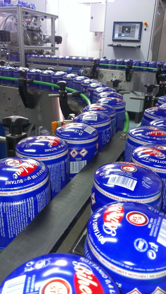 Γραμμές Τυποποίησης Φιαλιδίων Υγραερίου